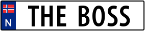Truck License Plate